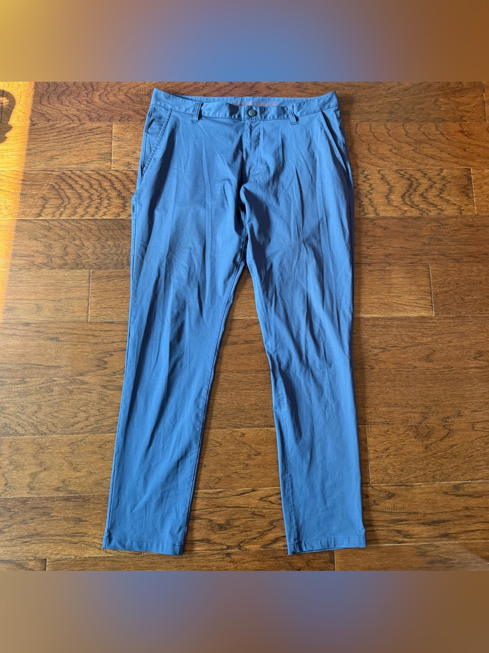 Rhone Pants Mens 36x32 Navy Blue Commuter Slim Fit Chino Performance Stretch